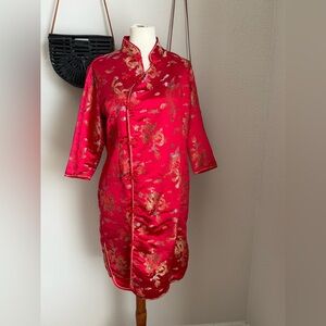 Angle Asian Ladies Button Top, Size Large